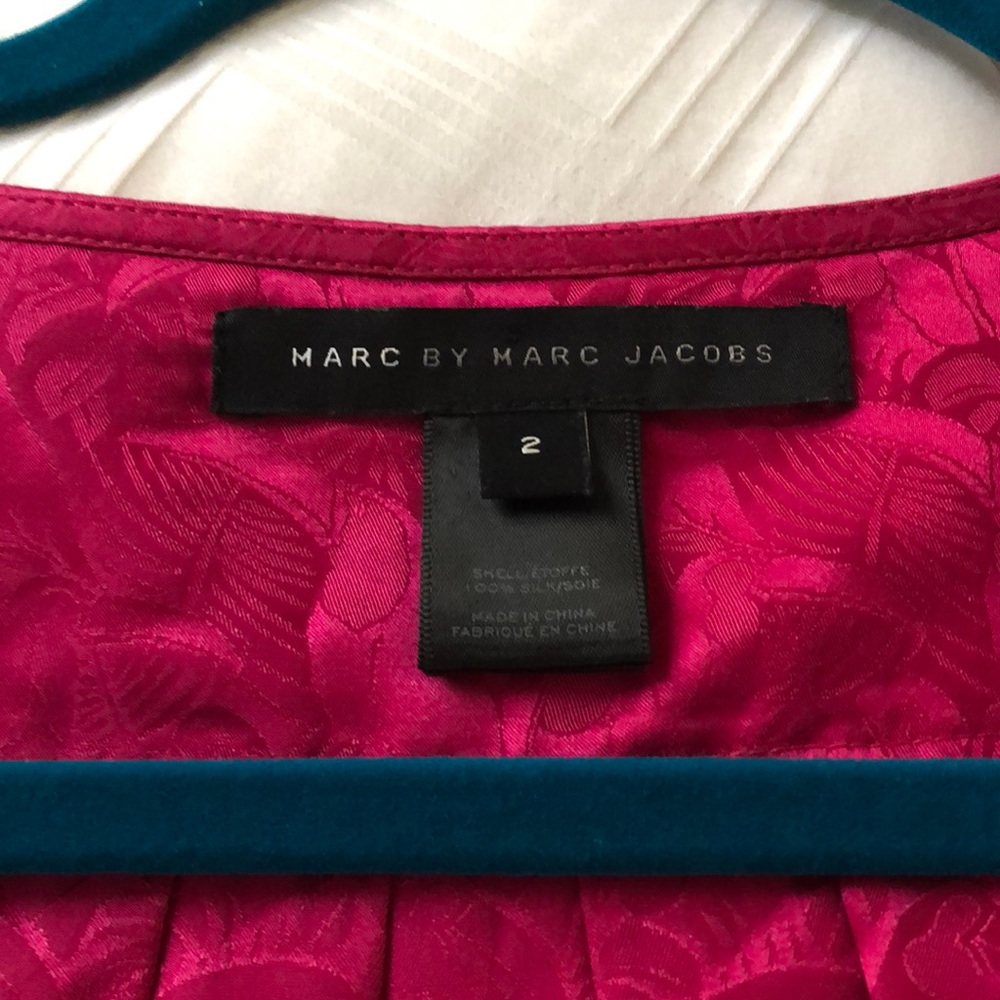 Fuchsia Marc Jacobs Silk Blouse - Picture 2 of 4